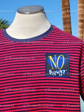 No Doubt Sphere Shirt // Red and Navy Stripe Short Sleeve // Las Vegas 2026